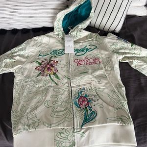 Ed Hardy Leather Jacket